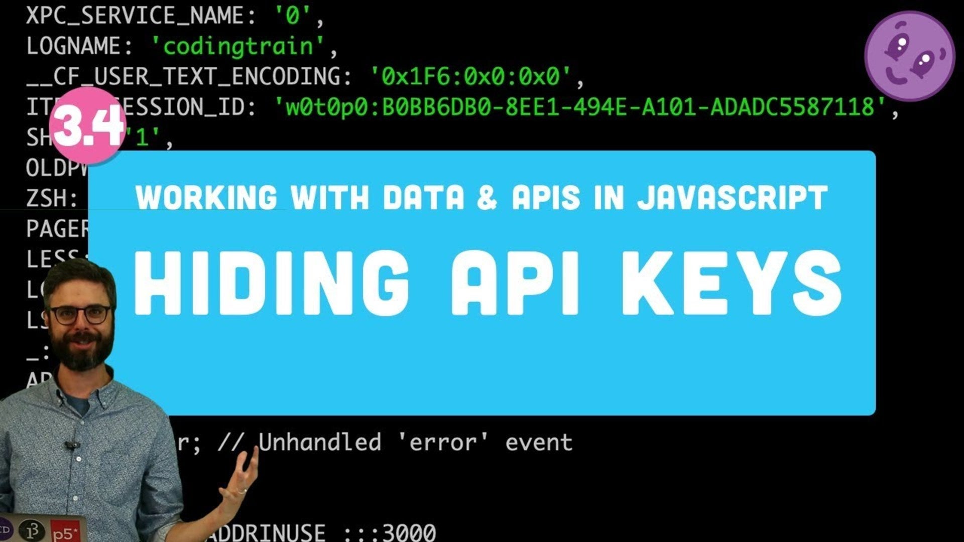 3.4 Hiding API Keys with Environment Variables (dotenv) and Pushing ...