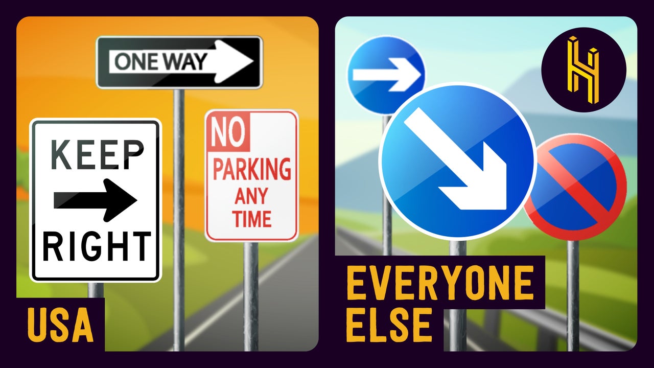 Why US Signs Look Different Than The Rest Of The World’s | Nebula