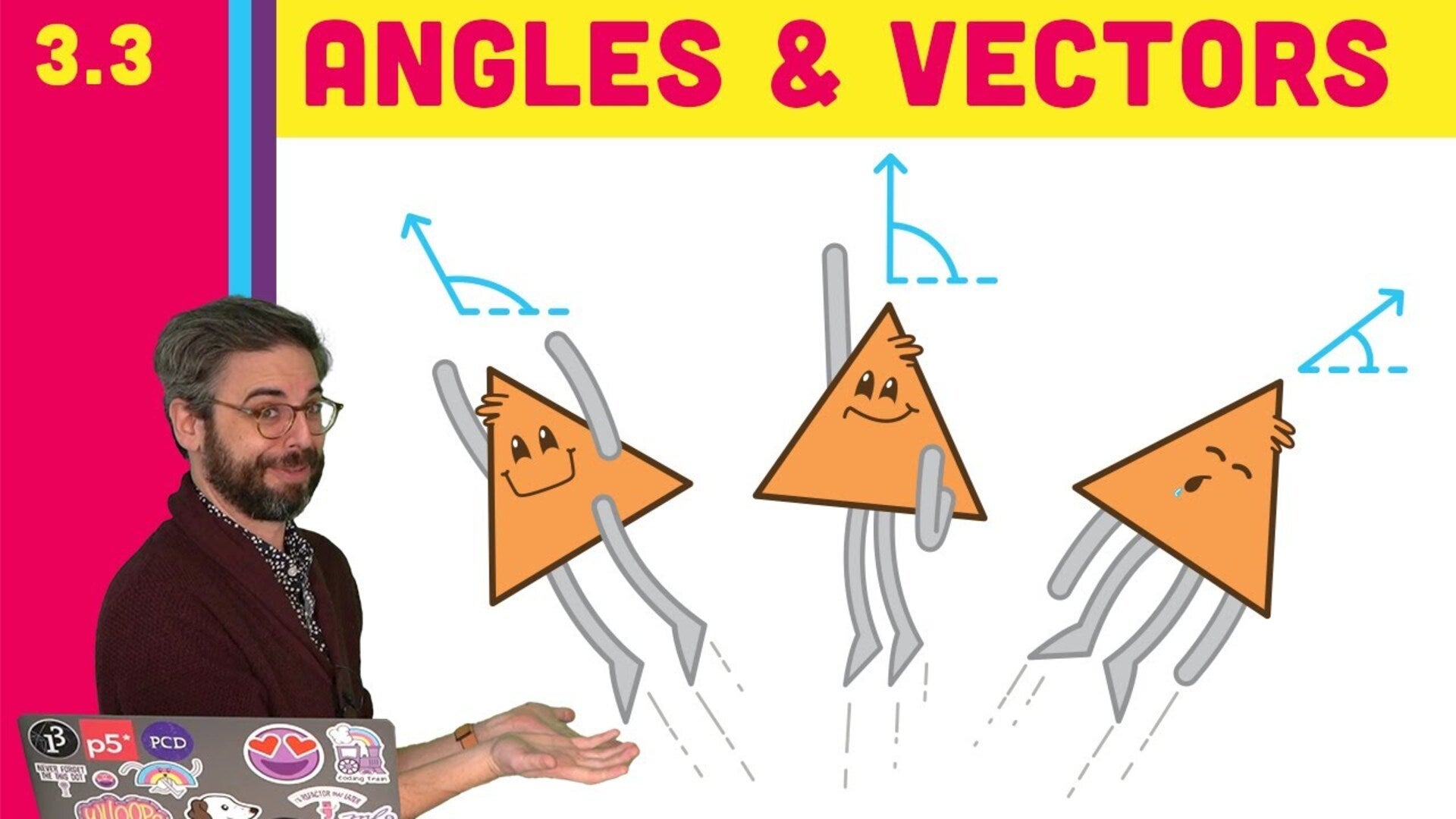3.3: Angles and Vectors - Nature of Code | Nebula
