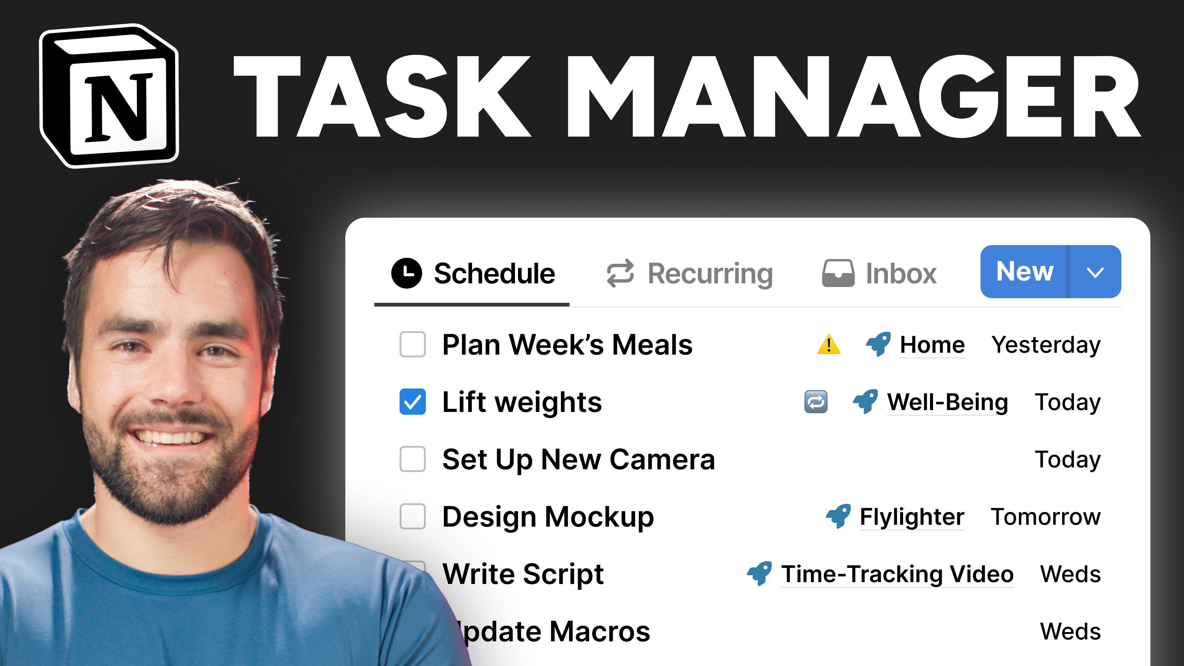 The Notion task manager you'll actually use (full build guide) | Nebula