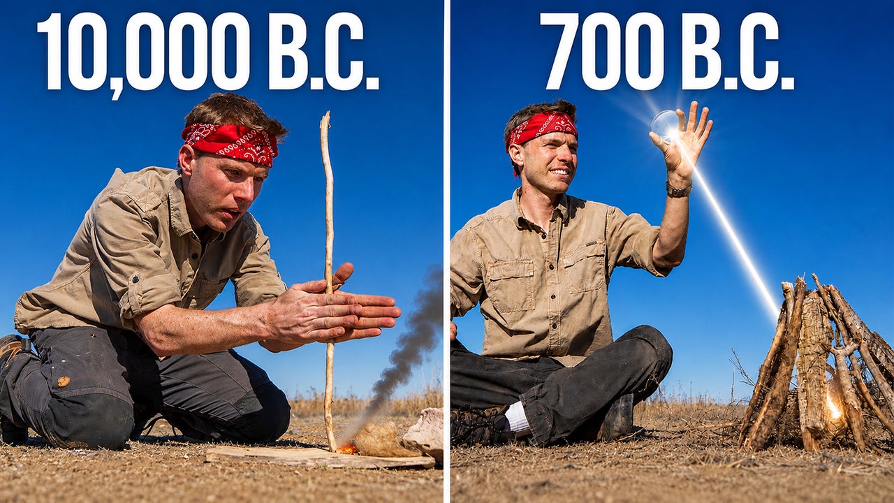 I Tested 1,000,000 Years of Fire-Making Techniques | Nebula