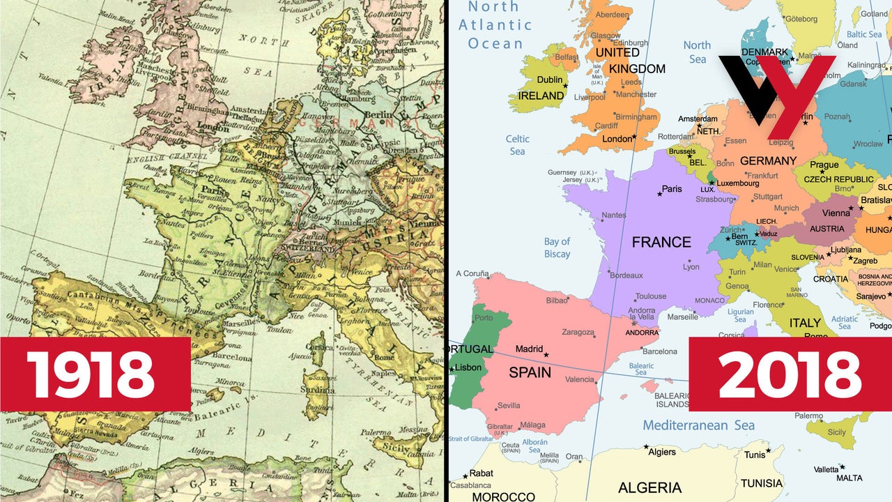 How The World Map Has Changed In 100 Years (Since WWI) | Nebula