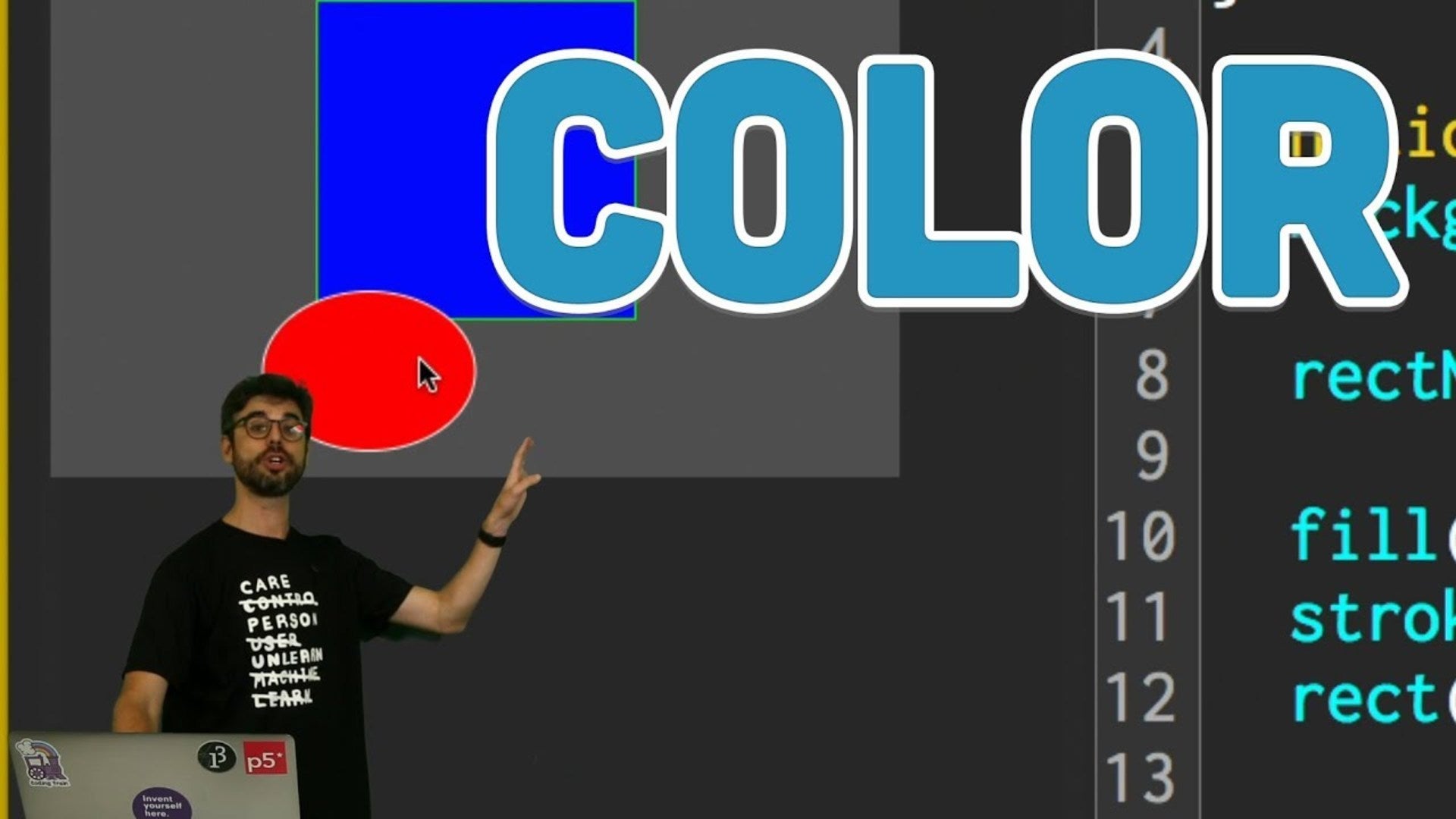 1.4: Color - p5.js Tutorial | Nebula