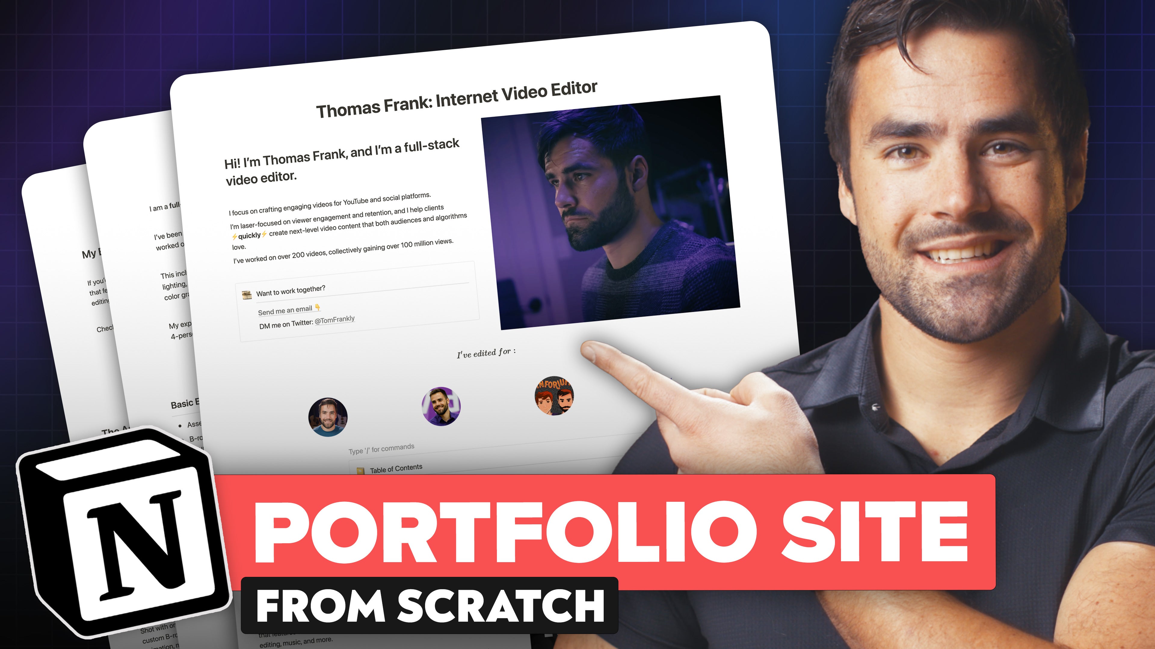 Notion Masterclass: Build a Portfolio Website from Scratch (for free ...