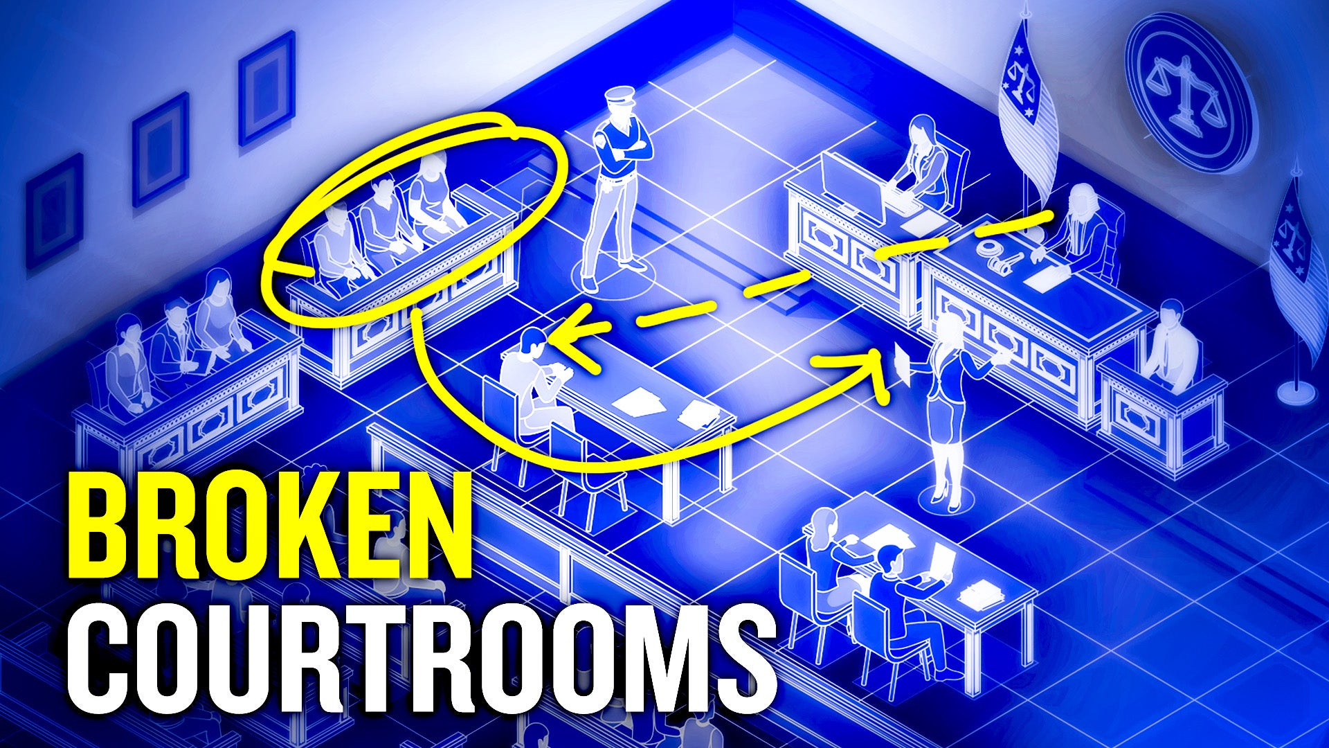 How Courtroom Design Distorts Justice (feat Legal Eagle) | Nebula