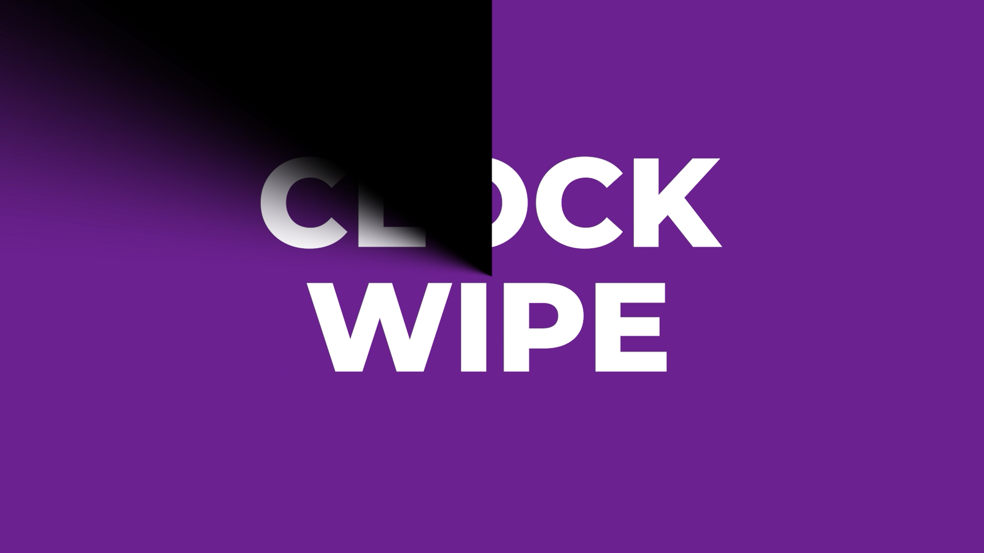 The Clock Wipe (is not always time-themed) | Nebula