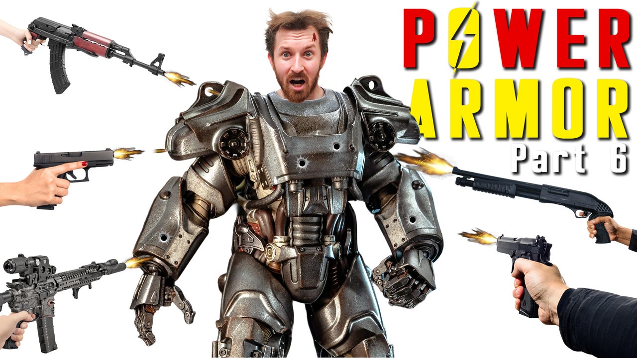 Making BULLET PROOF Power Armor | Real Life Power Armor (Part 6/?) | Nebula