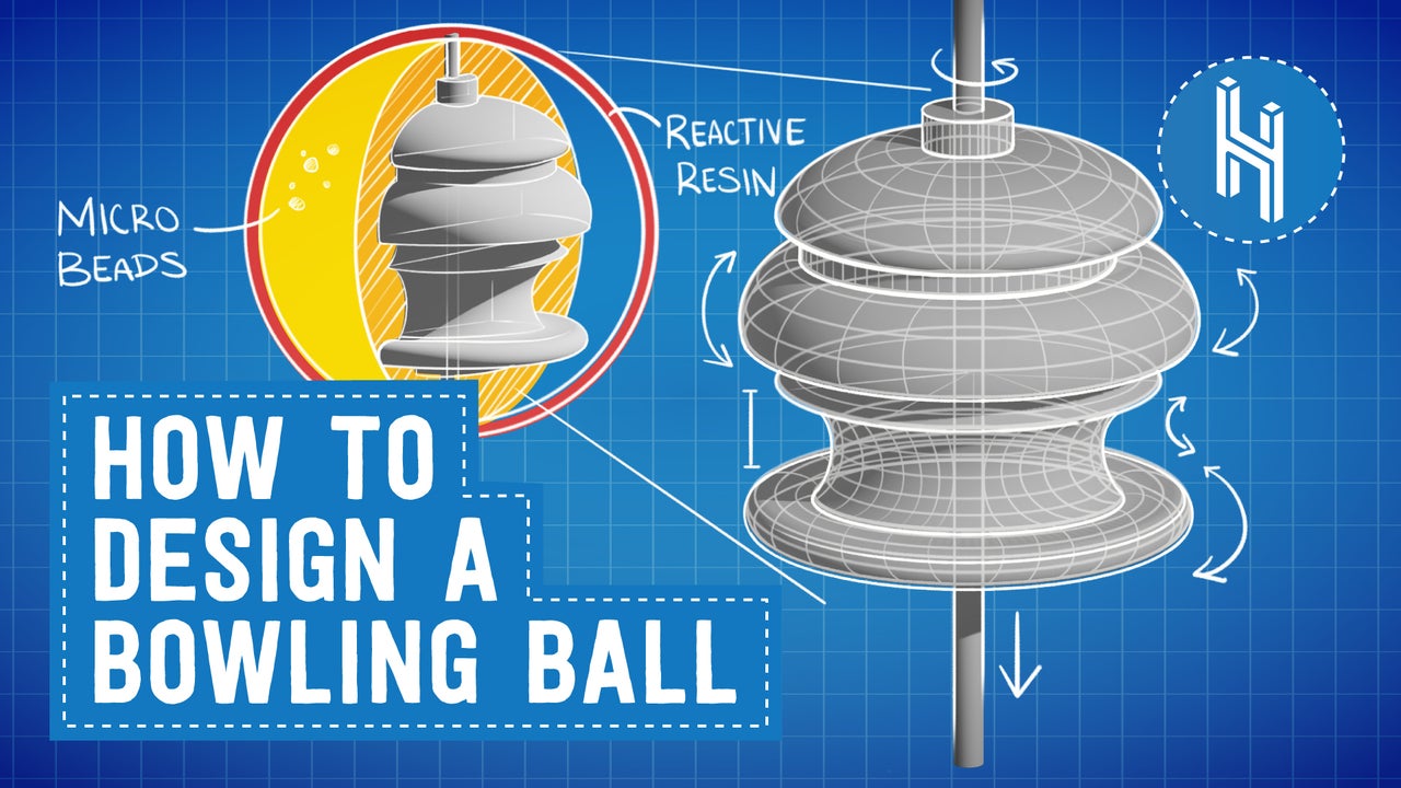 The Absurd Science Behind Really Good Bowling Balls | Nebula